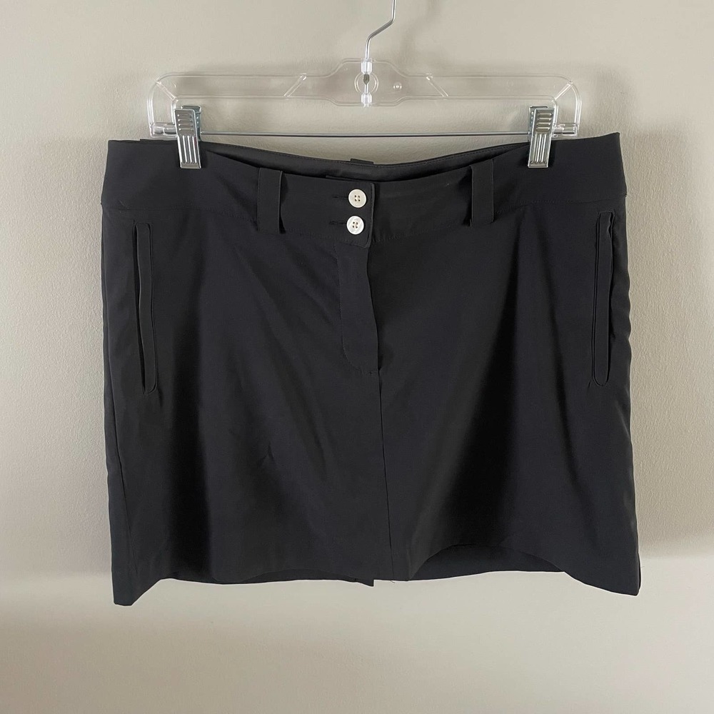 Nike Golf Dri-Fit Black Tech Skort Size 10
